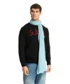 Pin1876 By Botto Giuseppe Cashmere Scarf In Lightblue