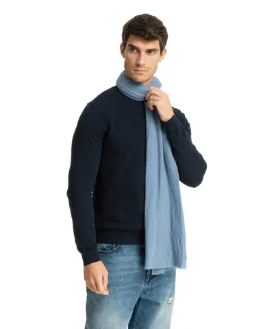 Pin1876 By Botto Giuseppe Cashmere Scarf In Lightblue