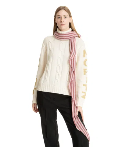 Pin1876 By Botto Giuseppe Cashmere Scarf In Pink