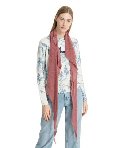Pin1876 By Botto Giuseppe Cashmere Scarf In Pink