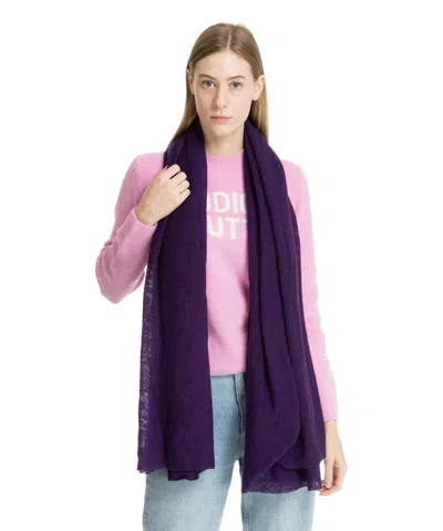 Pin1876 By Botto Giuseppe Cashmere Scarf In Violet
