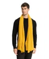 Pin1876 By Botto Giuseppe Cashmere Scarf In Yellow