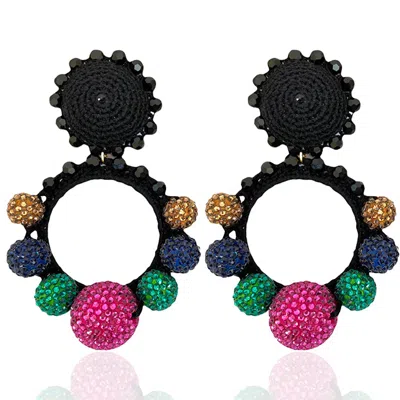 Pinar Ozevlat Women's Azalea Hoop Earrings In Yellow