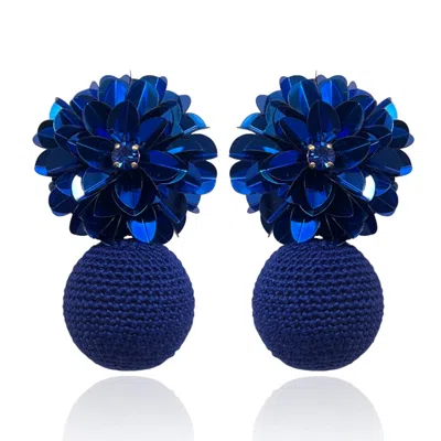 Pinar Ozevlat Women's Blossom Bon Bons Dark Blue