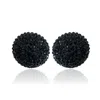 Pinar Ozevlat Women's Disco Pebble Earrings Black In Black