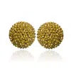 Pinar Ozevlat Women's Disco Pebble Earrings Gold In Gold