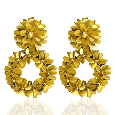 Pinar Ozevlat Women's Gold Yasmine Hoops