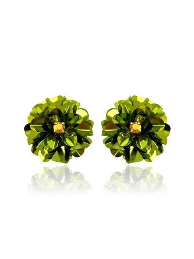 Pinar Ozevlat Women's Green Blossoms Artichoke