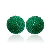 Pinar Ozevlat Women's Green Disco Pebble Earrings Emerald In Green