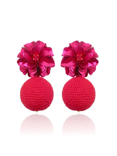 Pinar Ozevlat Women's Pink Blossom Bon Bon's Geranium