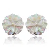 Pinar Ozevlat Women's White Blossom Studs Shell In White