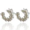 Pinar Ozevlat Women's White Frezya Hoops In White