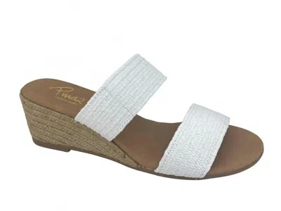Pinaz Women's 572-5 Espadrille In White In Multi