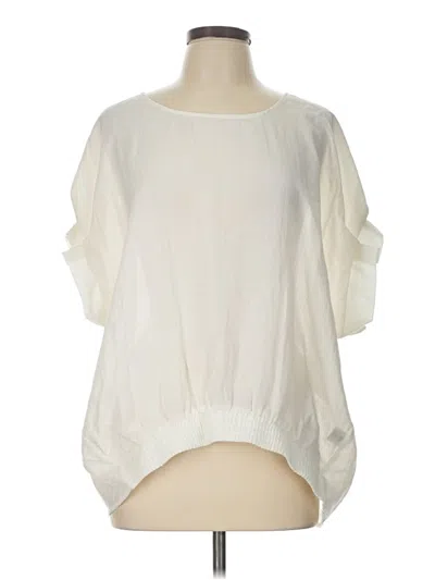 Pre-owned Pinch 3/4 Sleeve Blouse In Ivory