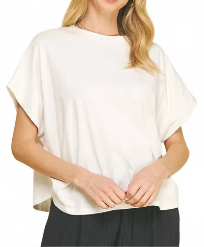 Pinch All My Worship Top In Off White In Neutral