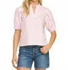 Pinch Alyssa Top In Pink In Pink