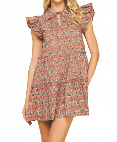 Pinch Amber Blooms Floral Dress In Multi