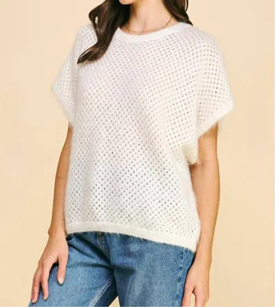 Pinch Camryn Sweater In Ivory In White