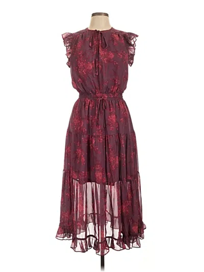 Pre-owned Pinch Cocktail Dress In Burgundy