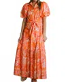 Pinch Hawaii Here I Come Dress In Orange Multi In Orange