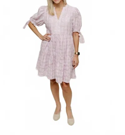 Pinch Karla Tunic Dress In Lilac In Blue