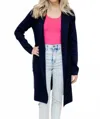 Pinch Kelsea Hooded Cardigan In Navy In Multi
