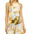 Pinch Leni Woven Sleeveless Top In Autumn Print In Multi