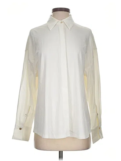 Pre-owned Pinch Long Sleeve Blouse In Ivory