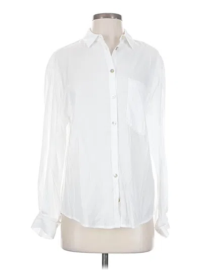 Pre-owned Pinch Long Sleeve Button Down Shirt In White