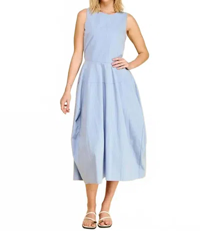 Pinch Mollie Midi Dress In Baby Blue