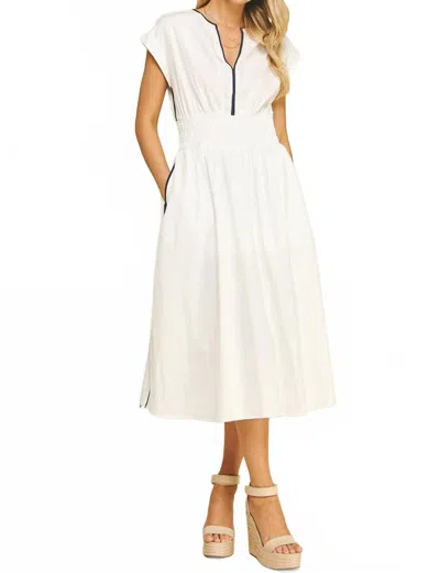 Pinch Nantucket Noon Dress In White