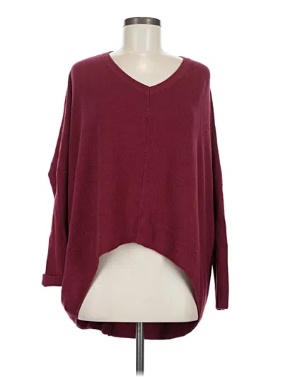 Pre-owned Pinch Pullover Sweater In Burgundy