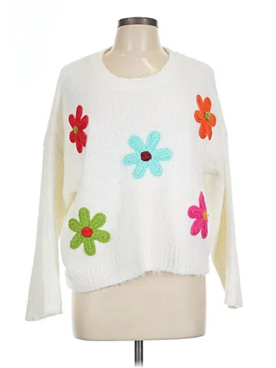 Pre-owned Pinch Pullover Sweater In White