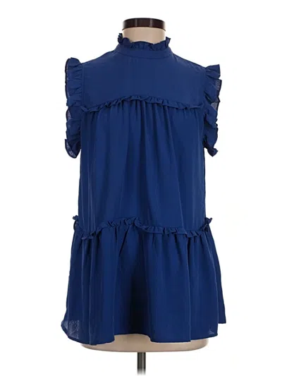 Pre-owned Pinch Sleeveless Blouse In Blue