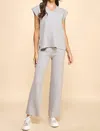 Pinch Straight Leg Sweater Pants In Grey In Grey