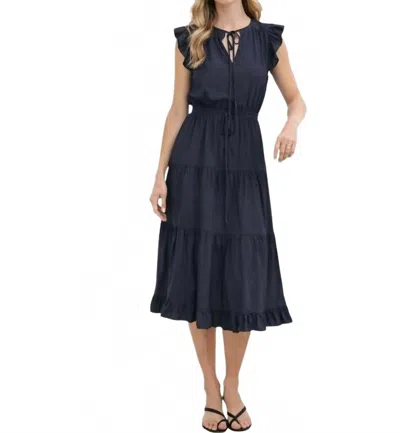 Pinch The Nantucket Night Midi Dress In Navy In Blue