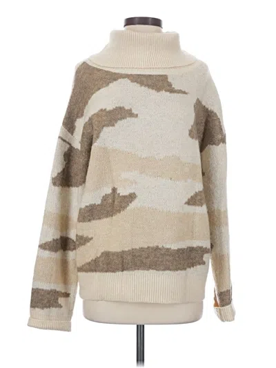 Pre-owned Pinch Turtleneck Sweater In Tan