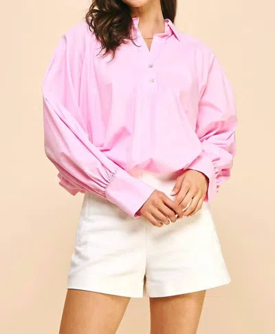 Pinch Valentina Blouse In Baby Pink