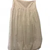 Pinch Women's Bubble Maxi Skirt In White In Brown
