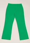 Pine Apparel Curvy Eric Straight Leg Pants In Green In Green