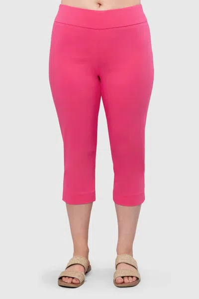 Pine Apparel Millennium Capri Pant In Pink