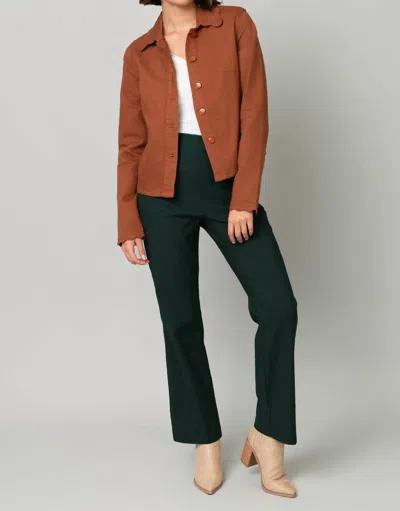 Pine Apparel Spin Me Around Jacket In Copper In Brown