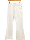 Pine Apparel Watch Me Flare Jeans In White In White