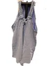 Pine Apparel Women's Rope Neck Halter Top In Light Denim In Blue