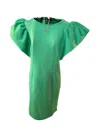 Pine Apparel Women's Spring Has Sprung Dress In Bright Green In Green