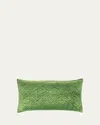 Pine Cone Hill Parisienne Velvet Evergreen Quilted King Sham In Evergreen