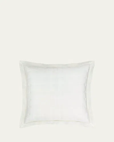 Pine Cone Hill Puff Tencel Euro Sham, Ivory