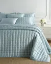 Pine Cone Hill Puff Tencel King Quilt, Robin's Egg Blue In Robin's Egg Blue