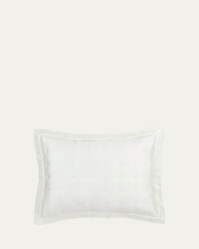 Pine Cone Hill Puff Tencel Standard Sham, Ivory