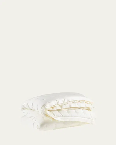 Pine Cone Hill Puff Tencel Twin Quilt, Ivory